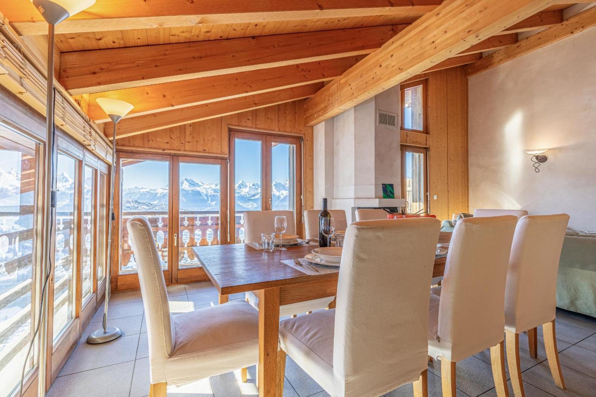 Balcons Du Soleil Sunny & Mountain Apartments By Alpvision Residences Veysonnaz Exterior foto