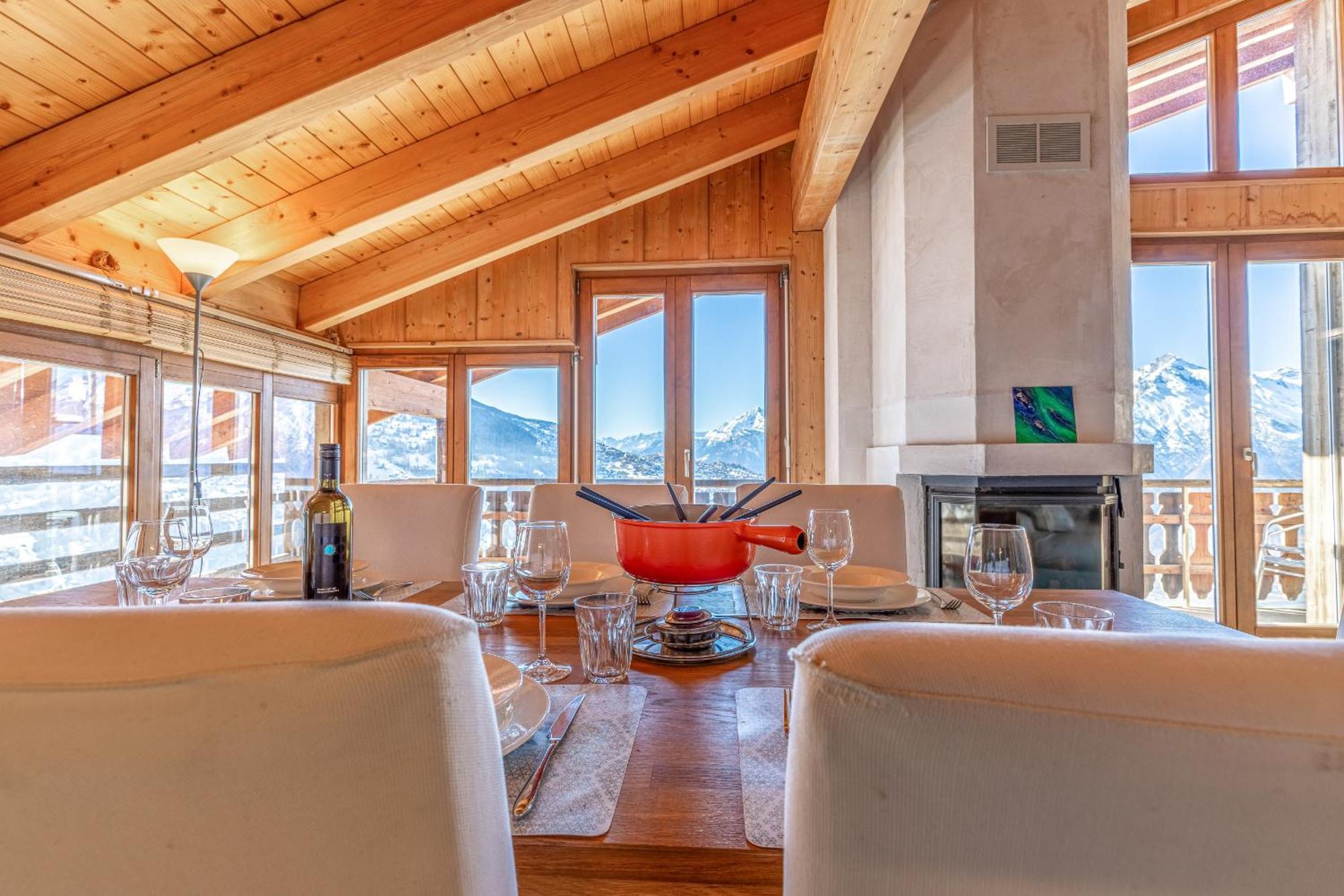Balcons Du Soleil Sunny & Mountain Apartments By Alpvision Residences Veysonnaz Exterior foto